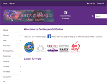 Tablet Screenshot of fantasyworld.com.au